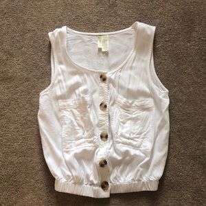 Cute button croptop